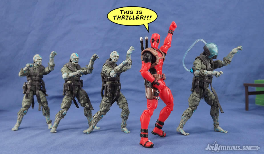 G.I. Joe Zombie Viper Deadpool Thriller dance