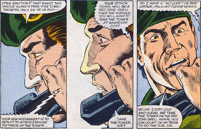 Lt. Falcon in Marvel Comics #74