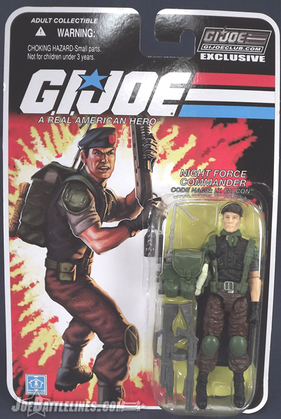 G.I. Joe Collector's Club Night Force Lt. Falcon