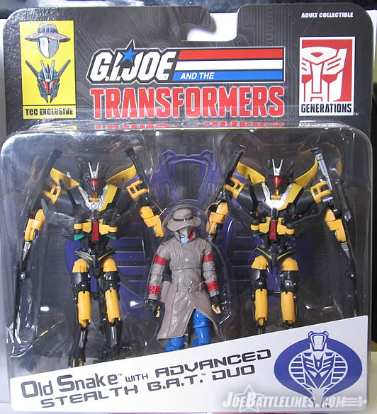G.I. Joe vs Transformers Old Snake & Stealth BAT