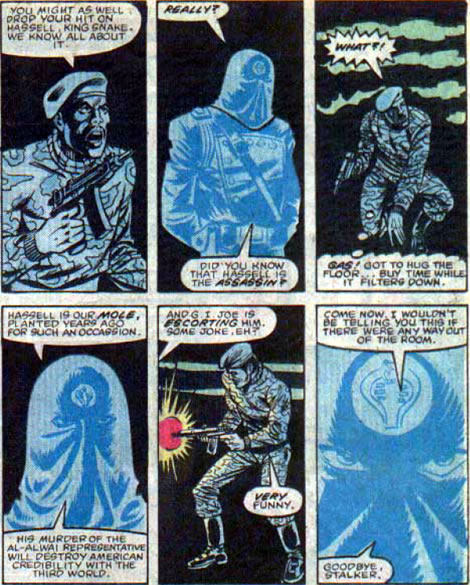 Cobra Commander's comic appearance