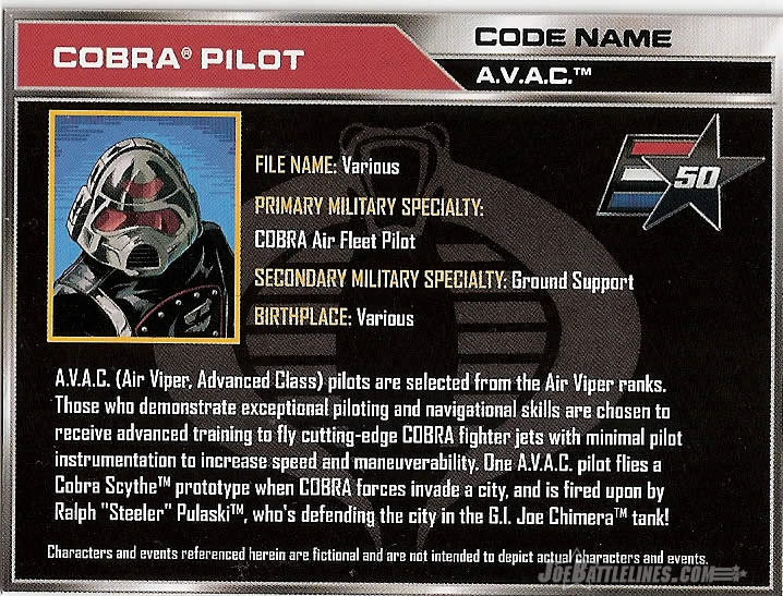 SDCC Crimson Strike Cobra AVAC