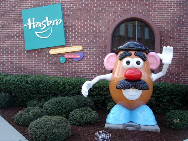 Mr. Potato Head guards the front entrance.