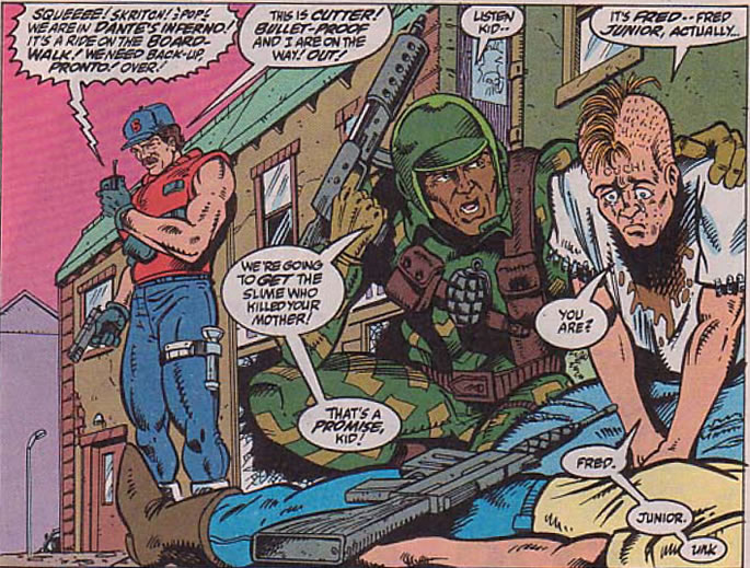 Cutter & Bullet Broof in Marvel Comics #124