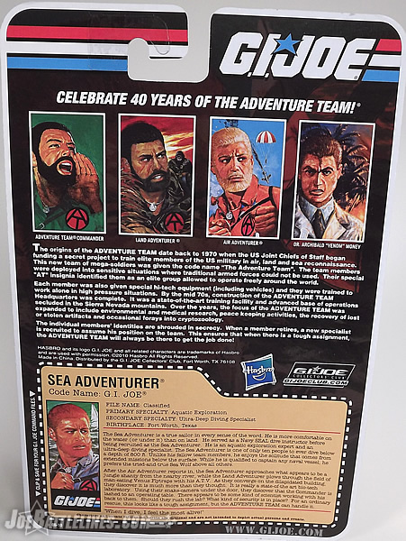 G.I. Joe Collector's Club 1:18 Adventure Team Sea Adventurer