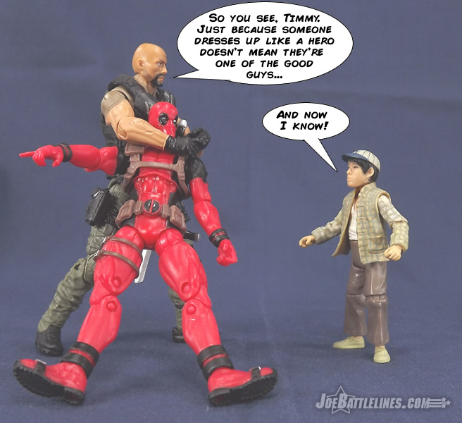 G.I. Joe Retaliation Ultimate Roadblock vs. Deadpool