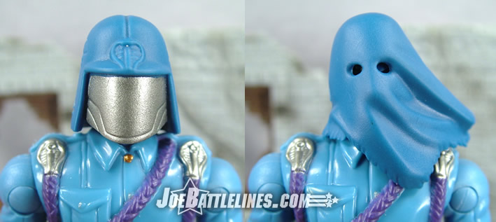 Cobra Commander headwear comparison