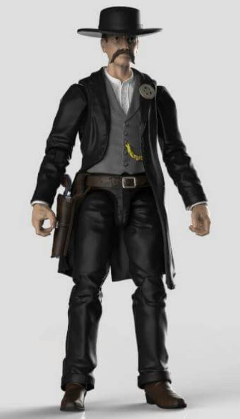 Dime Novel Legends 1:18 Scale Cowboy Action Figure – Fire Brigadier, 4in Old West