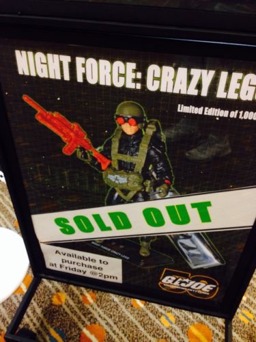 G.I. Joe Convention 2014 Night Force Crazy Legs Paratrooper
