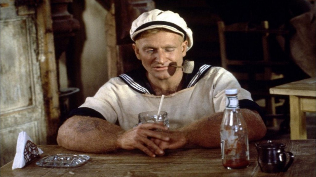 Robin Williams as Popeye 1982