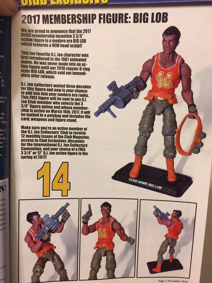 G.I. Joe Collector's Club Big Lob