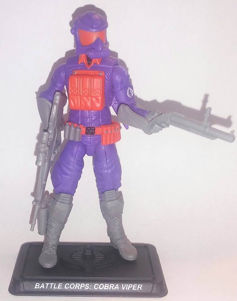 gi joe FSS 5 Battle Corps Cobra Viper front