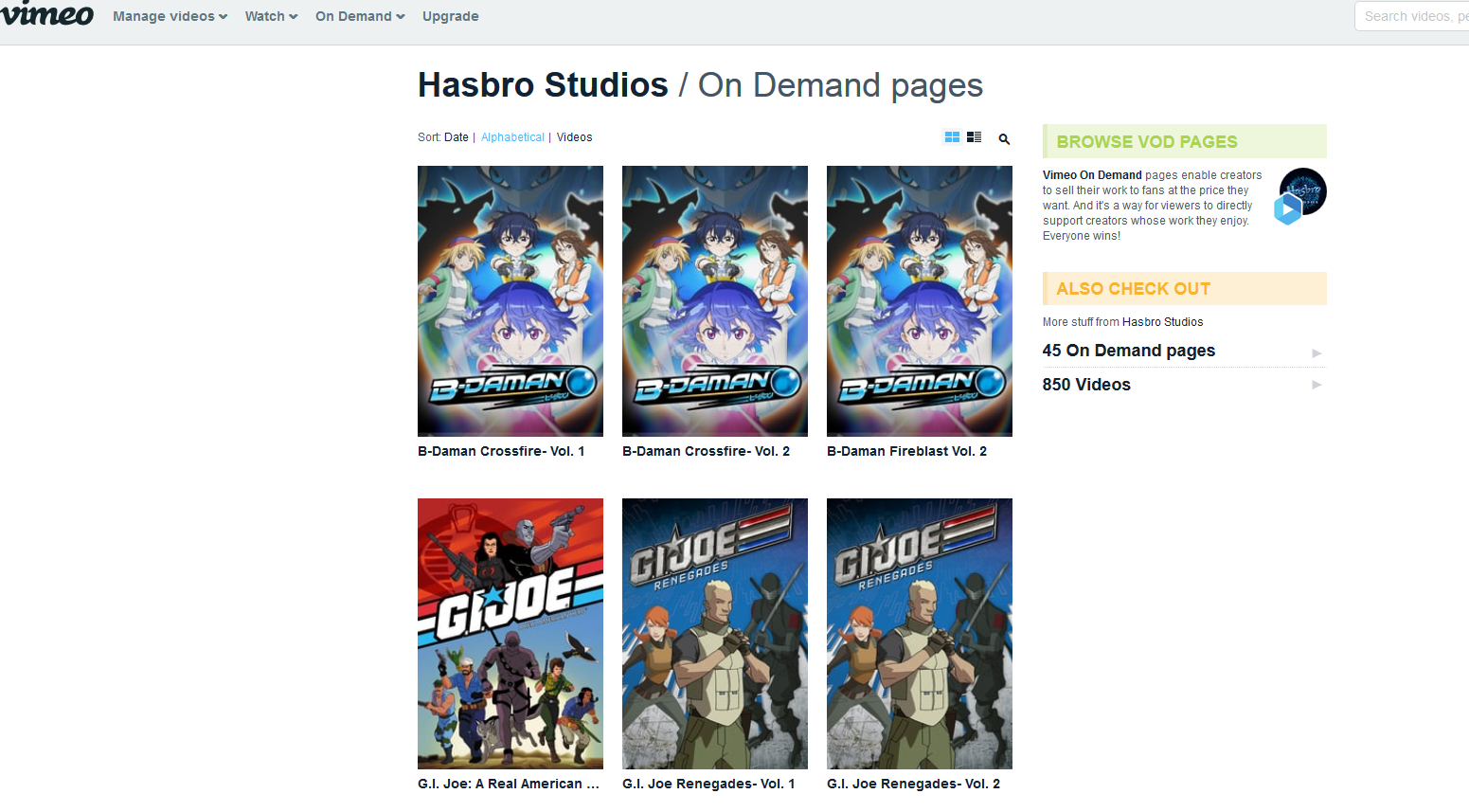 hasbro studios on vimeo