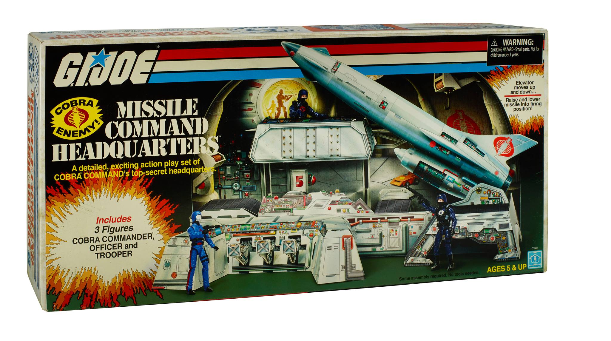 Cobra Missile Command Headquarters box front