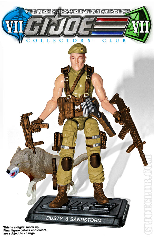 G.I. Joe Collector's Club FSS 7 Dusty & Sandstorm