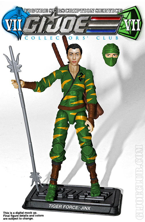 G.I. Joe Collector's Club FSS 7 Tiger Force Jinx