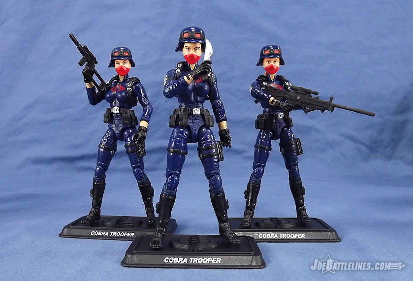 G.I. Joe Collector's Club Female Cobra Troopers
