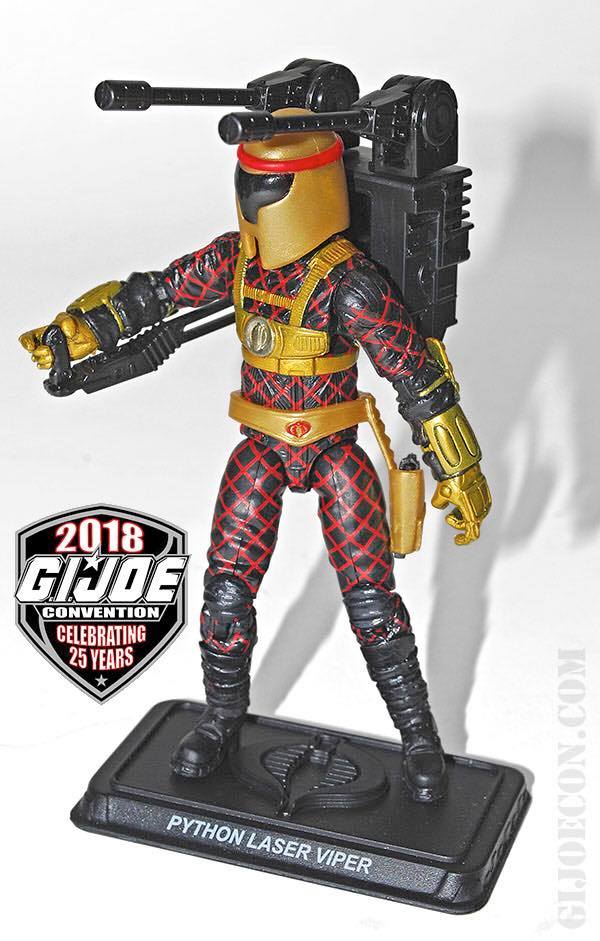 GIJoeCon 2018 Python Patrol Laser Viper