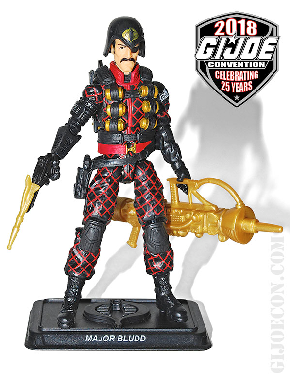 GIJoeCon 2018 Python Patrol Major Bludd front