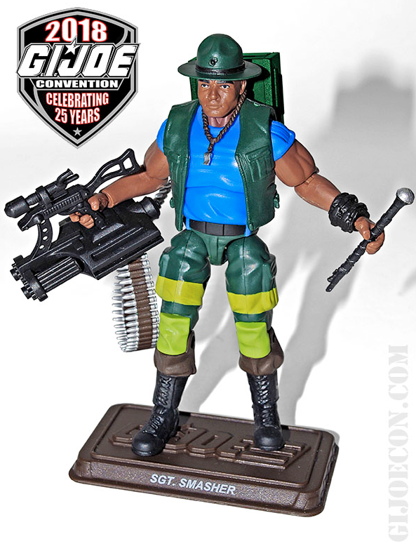 GIJoeCon 2018 Slaughter's Marauders Sgt Smasher front
