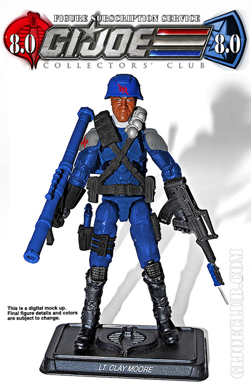 G.I. Joe Collector's Club FSS 8 Lt. Clay Moore