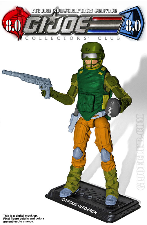 G.I. Joe Collector's Club FSS 8 Captain Grid-Iron
