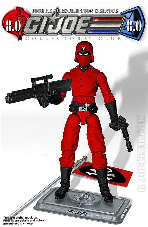 G.I. Joe Collector's Club FSS 8 Red Laser