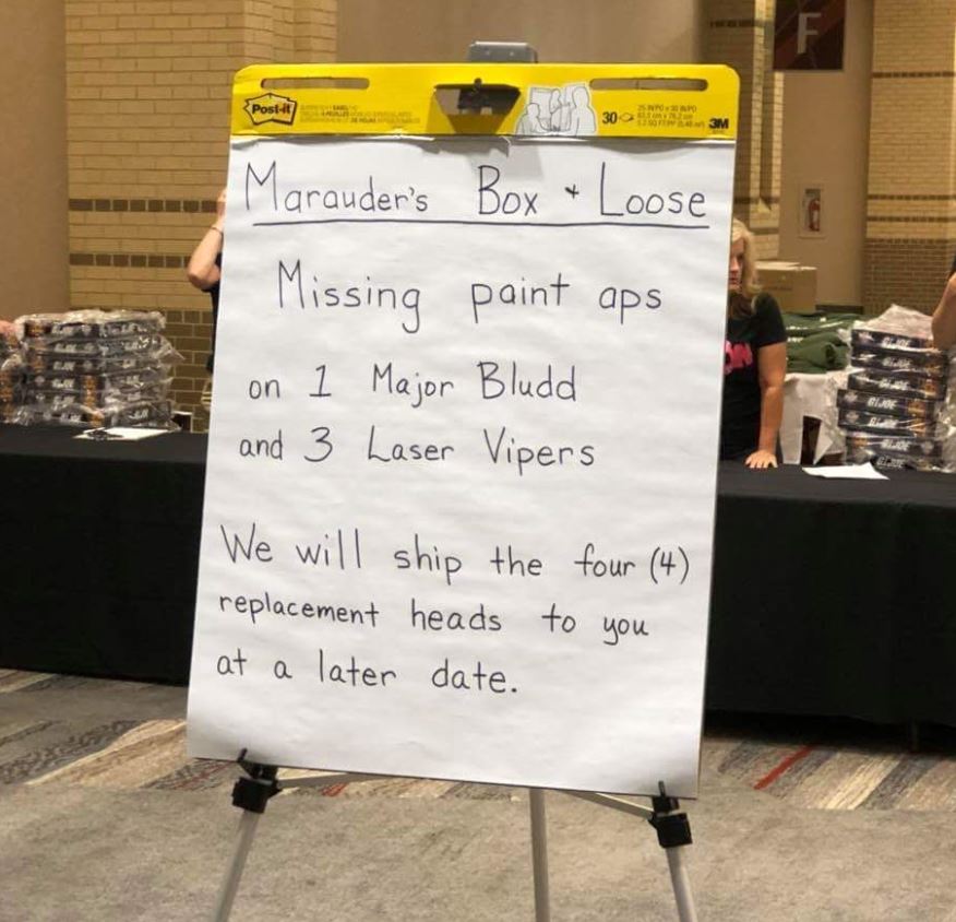 GIJoeCon 2018 missing paint apps