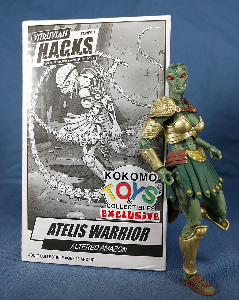 Kokomo Toys Vitruvian HACKS Atelis Warrior action figure