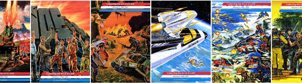 3DJoes Collecting the Art of G.I. Joe six volumes