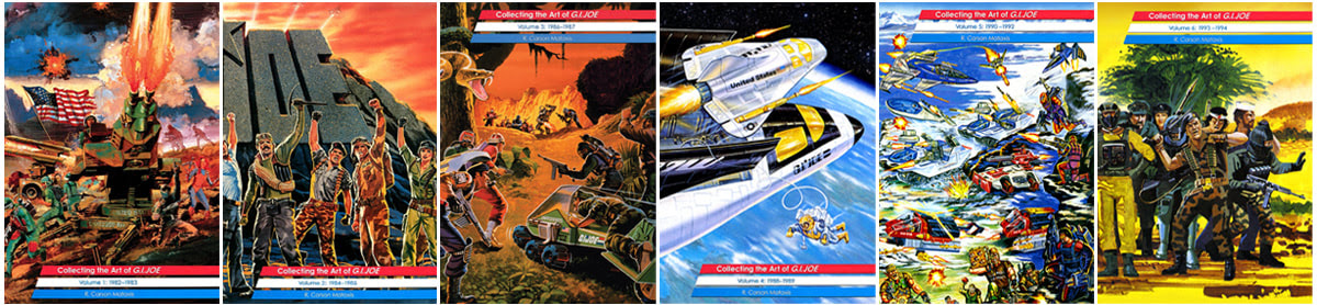 3DJoes Collecting the Art of G.I. Joe six volumes